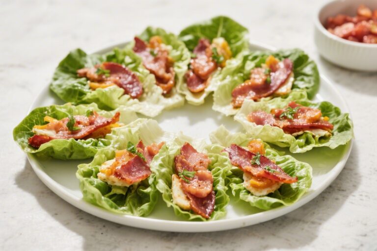 10-Min Keto BLT Lettuce Wraps – Fast, Fresh, and Satisfying