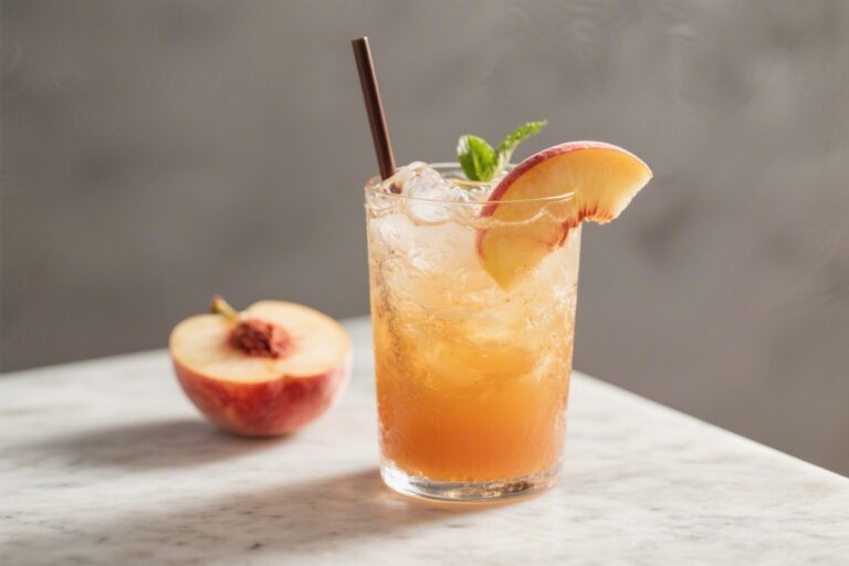 10-Min Peach Bourbon Smash – A Fresh, Sunny Cocktail You Can Make Fast