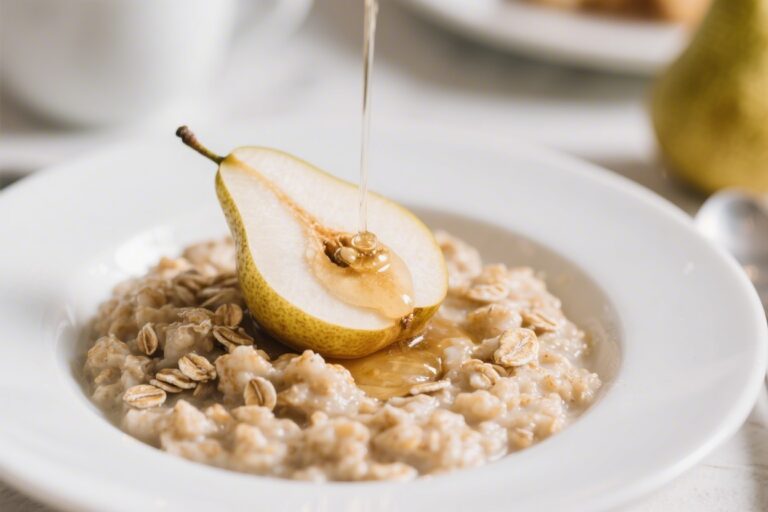 Pear Honey Oatmeal – A Cozy, Naturally Sweet Breakfast