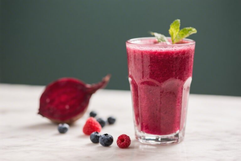 Beetroot Berry Smoothie – Bright, Balanced, and Packed With Goodness