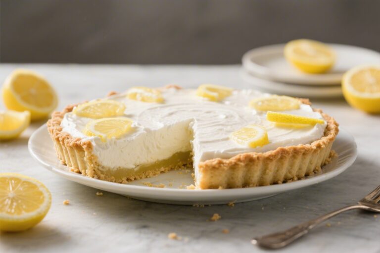 No-Bake Lemon Icebox Pie – Bright, Creamy, and Effortless
