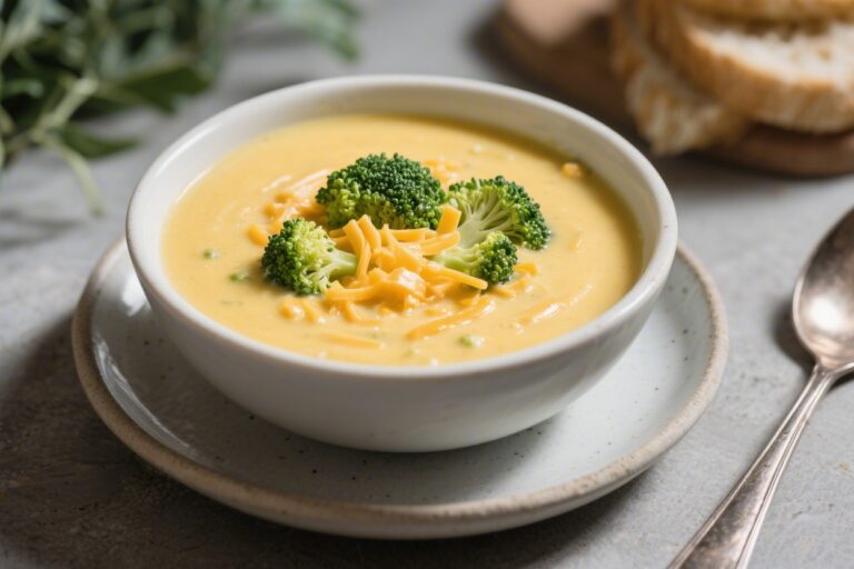Quick Keto Broccoli Cheddar Soup – Creamy, Comforting, and Fast