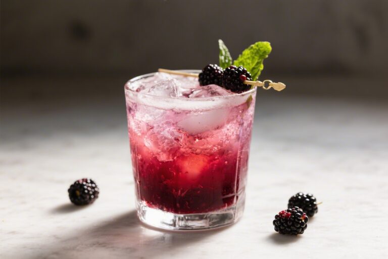 10-Min Blackberry Gin Bramble – A Fast, Fresh, and Fruity Cocktail