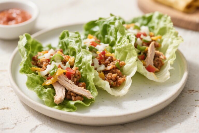 Quick Turkey Taco Lettuce Wraps – Fresh, Fast, and Flavorful