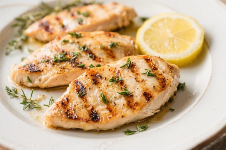 10-Min Grilled Lemon Herb Chicken Cutlets – Fast, Fresh, and Flavor-Packed