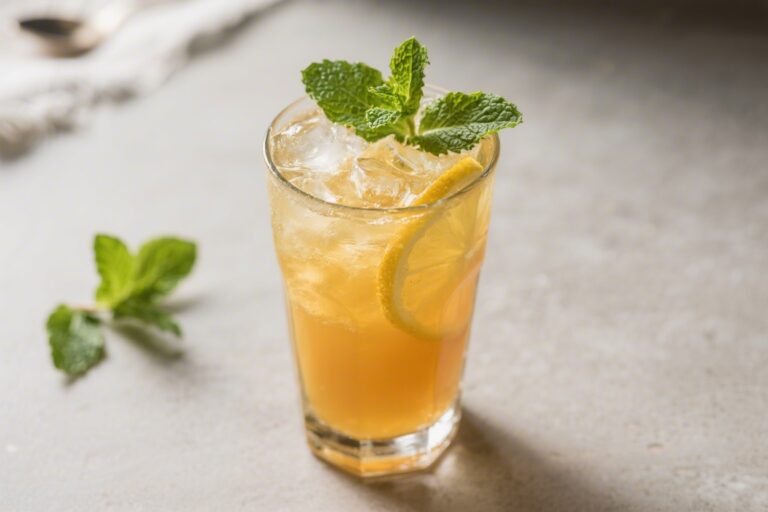 Quick Arnold Palmer With Fresh Mint – A Crisp, Refreshing Iced Tea-Lemonade