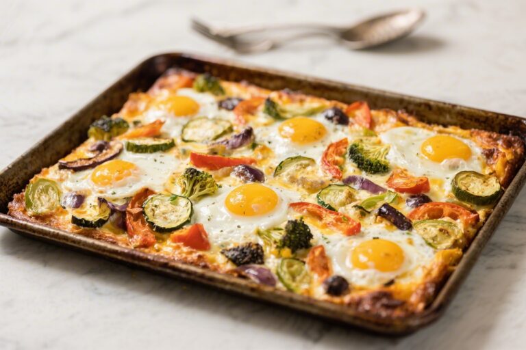 Sheet Pan Veggie Egg Bake – A Simple, Make-Ahead Breakfast