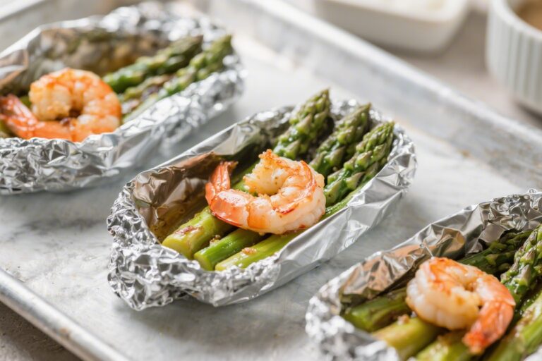 Keto Shrimp and Asparagus Foil Packs – Simple, Fresh, and Ready in Minutes