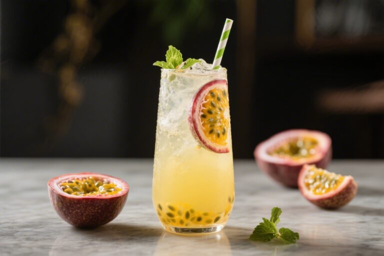 Quick Passion Fruit Sparkler – A Bright, Refreshing Drink You Can Make Fast