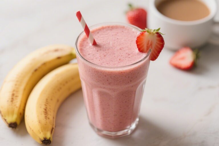 Strawberry Banana Smoothie – Creamy, Fresh, and Ready in Minutes
