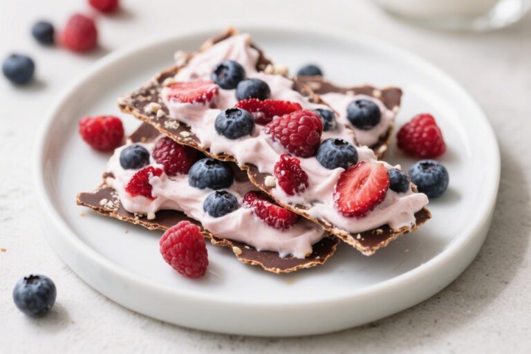 5-Min Frozen Yogurt Berry Bark – A Quick, Refreshing Treat