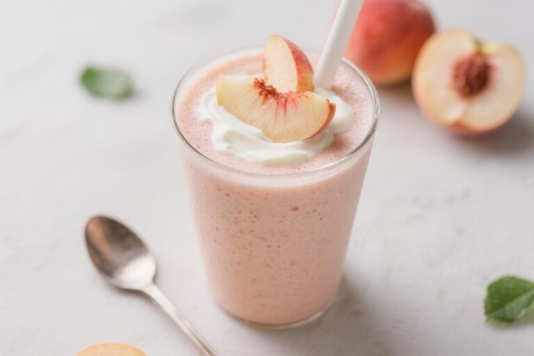 Peach Yogurt Smoothie – Creamy, Refreshing, and Ready in Minutes