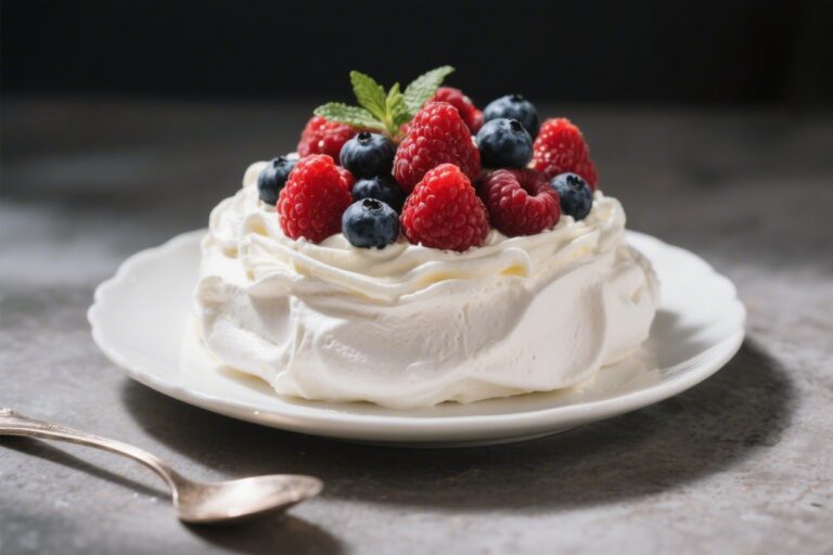 Pavlova With Fresh Berries – A Light, Elegant Dessert Everyone Loves