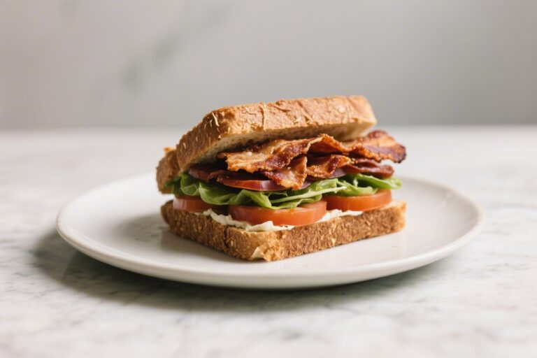 10-Min Vegan BLT With Coconut Bacon – Fast, Crunchy, and Satisfying
