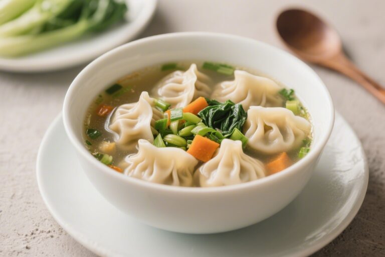 Vegan Dumpling Soup – Cozy, Comforting, and Simple