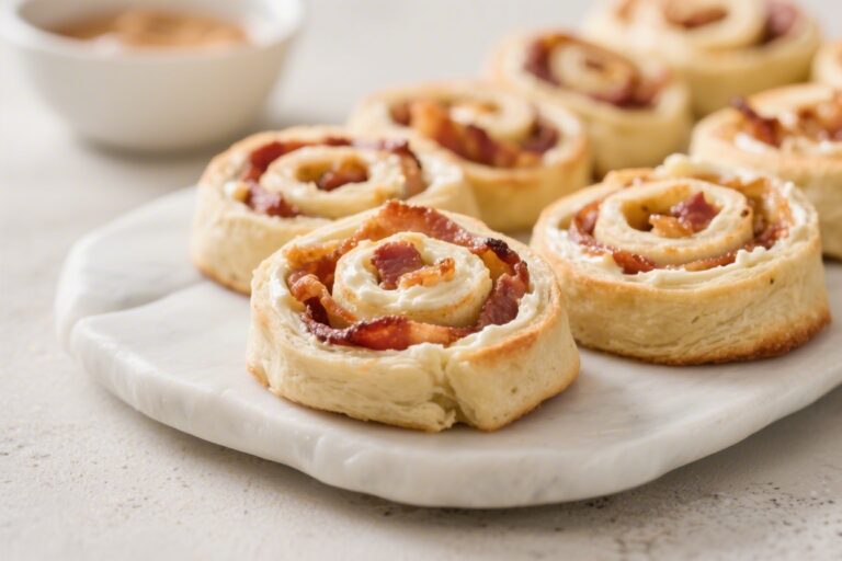 Maple Bacon Cream Cheese Pinwheels – Sweet, Savory, and Perfect for Sharing