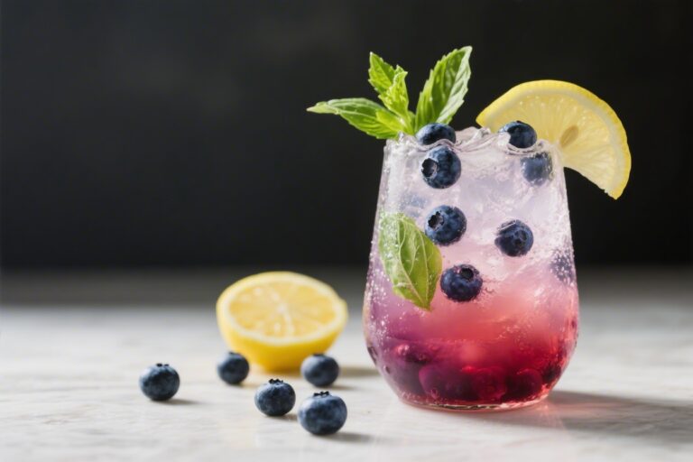 Quick Blueberry Basil Lemonade – Bright, Refreshing, and Easy