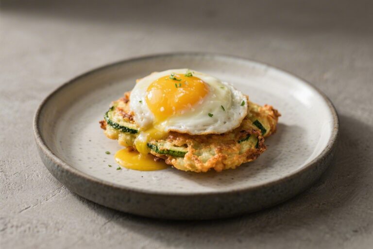 Zucchini Fritter Eggs Benedict – A Fresh, Lighter Take on a Brunch Classic