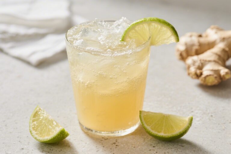 5-Min Ginger Beer and Lime Fizz – A Bright, Bubbly Refresher