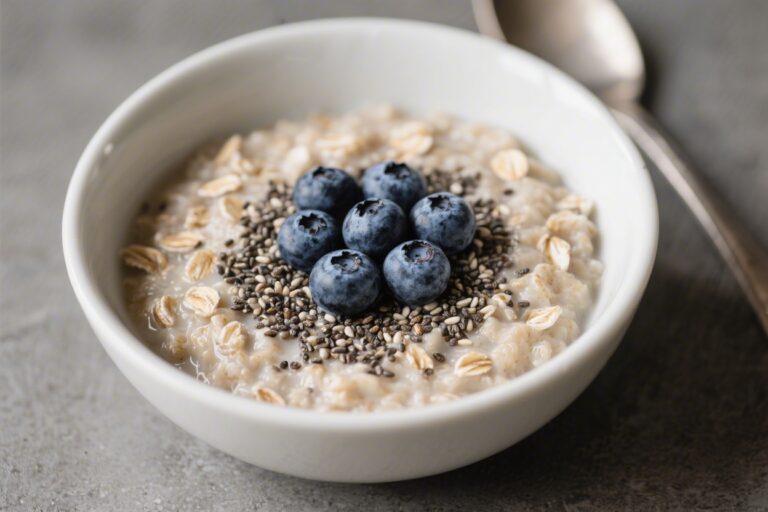 Blueberry Chia Oatmeal – A Cozy, Nutritious Breakfast