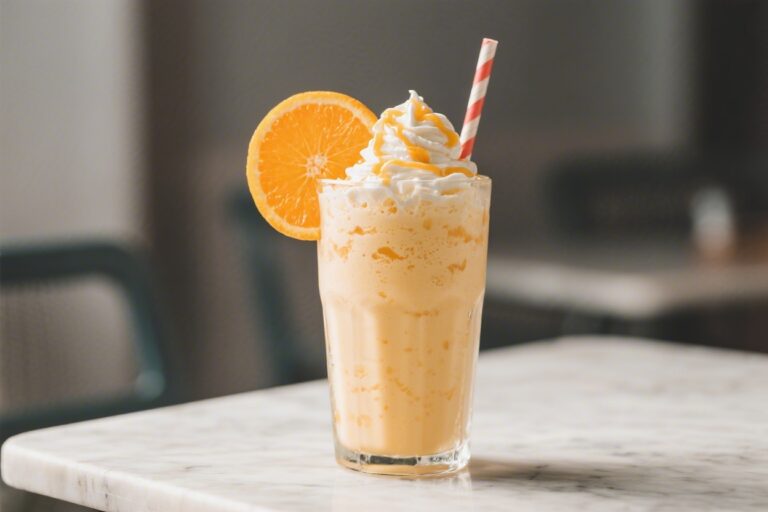 Orange Creamsicle Float – A Bright, Fizzy Classic