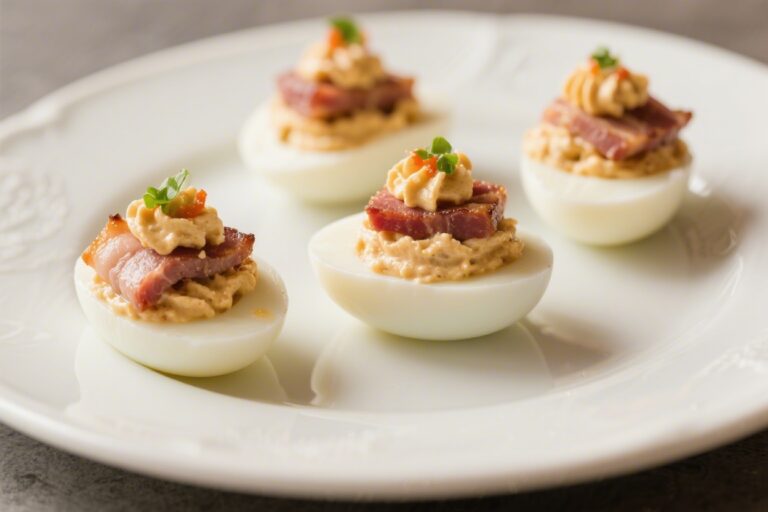 Pork Belly Deviled Eggs – A Crisp, Creamy Party Bite