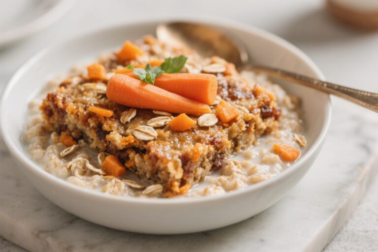 Carrot Cake Oatmeal – Cozy, Spiced, and Comforting