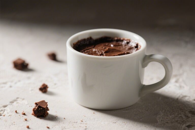 10-Min Microwave Mug Brownie – A Warm, Fudgy Treat in Minutes