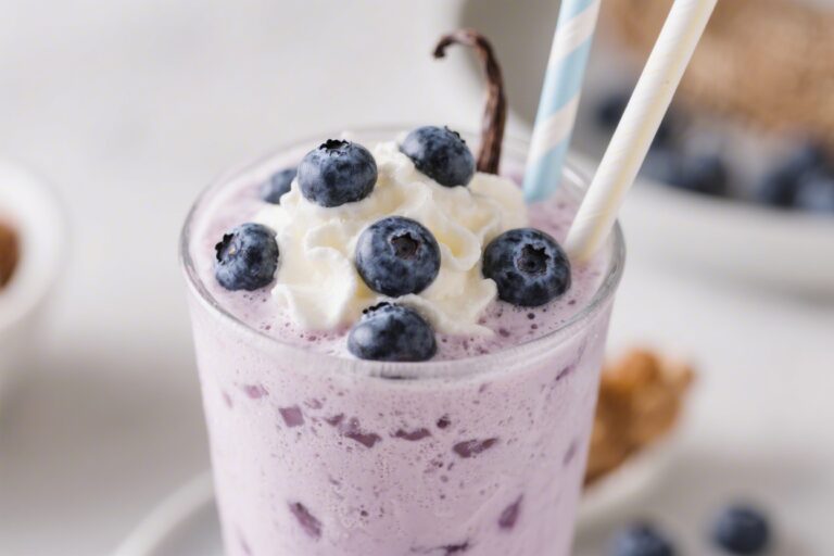 Blueberry Vanilla Float – A Creamy, Fizzy Summer Treat