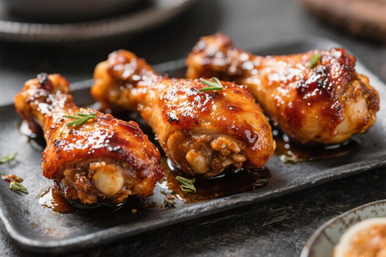 Quick Air Fryer BBQ Chicken Drumsticks – Juicy, Sticky, and Ready Fast