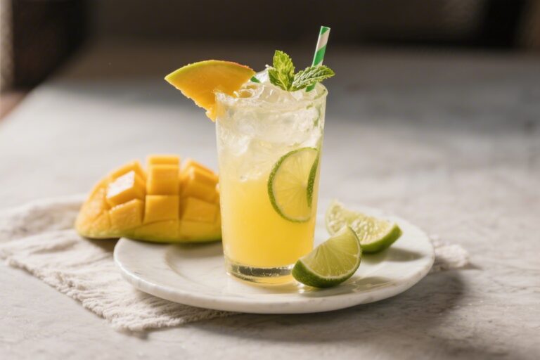 10-Min Virgin Mango Mojito – Bright, Refreshing, and Easy