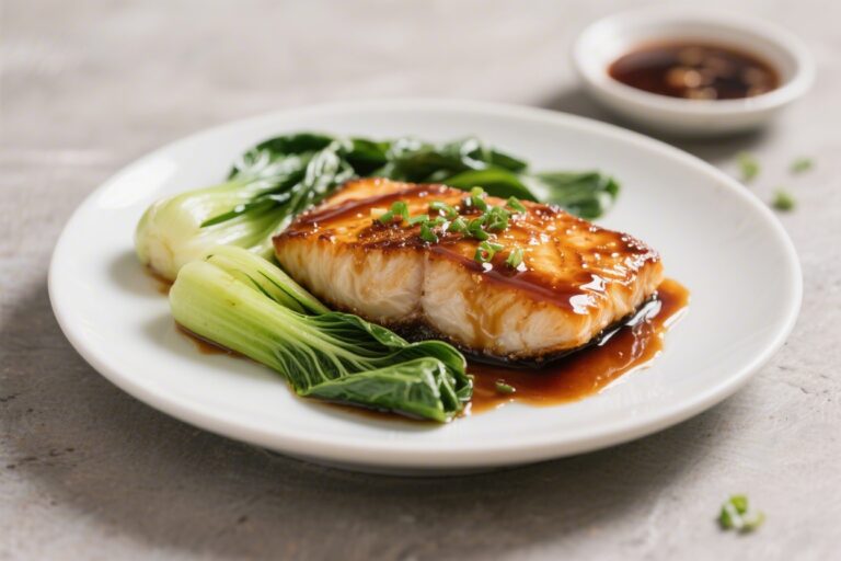15-Min Teriyaki Glazed Cod with Bok Choy – Fast, Fresh, and Flavorful