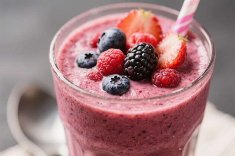 Mixed Berry Smoothie – Bright, Refreshing, and Ready in Minutes