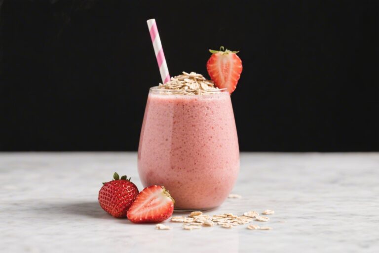 Strawberry Oatmeal Smoothie – A Creamy, Satisfying Breakfast Blend