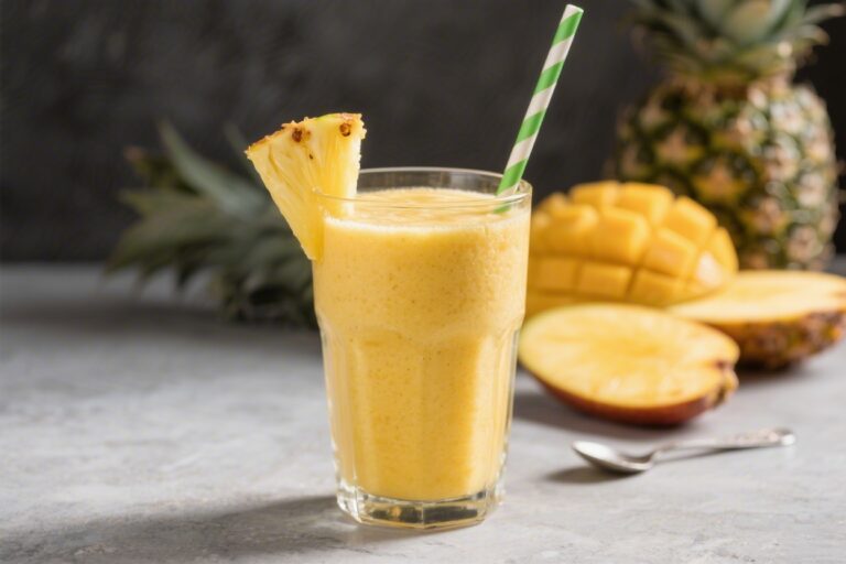 Mango Pineapple Smoothie – Bright, Tropical, and Refreshing