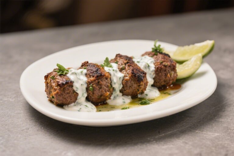 Lamb Kofta With Yogurt Sauce – Juicy, Spiced, and Weeknight-Friendly