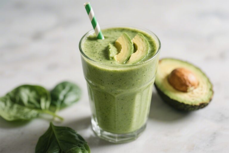 Avocado Spinach Smoothie – Creamy, Nourishing, and Easy