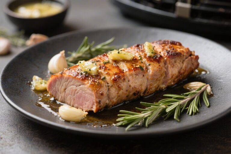 Garlic Butter Air Fryer Pork Tenderloin – Juicy, Flavorful, and Weeknight Easy