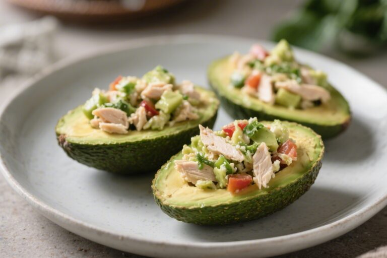 Keto Chicken Salad Stuffed Avocados – A Fresh, Satisfying Low-Carb Meal