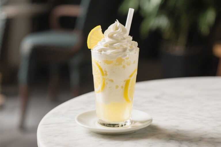 Lemon Cream Float – Bright, Silky, and Refreshingly Simple